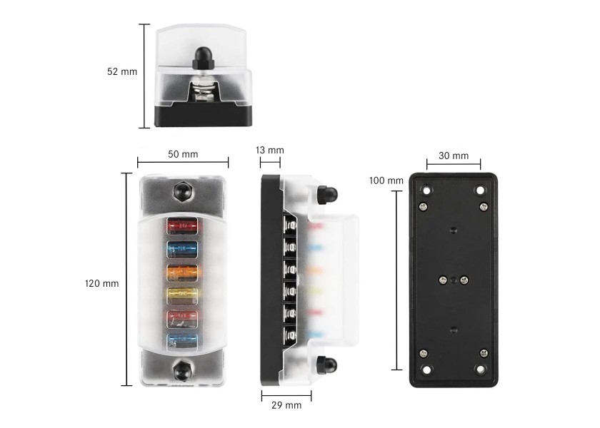 Купить SEATEC ATO Fuse Box / 6 position 29862-bvs 7ft.ru в интернет магазине Семь Футов
