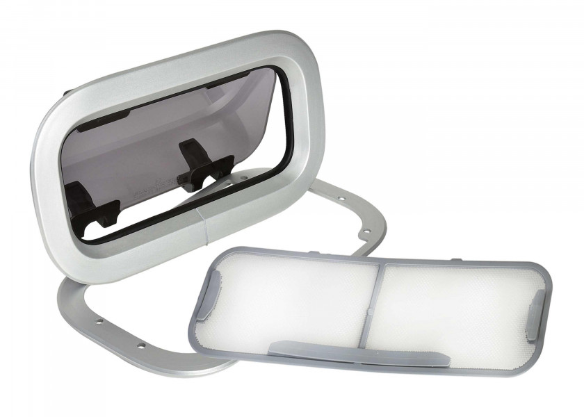 Купить Иллюминатор открывающийся Lewmar Standard Portlight 393020200 176x323x4мм размер 0 с отделкой из белого АБС-пластика 7ft.ru в интернет магазине Семь Футов