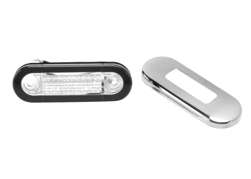 Купить Светильник врезной водонепроницаемый LED Hella Marine 2XT 959 680-811 10-33В 0,5Вт полированный корпус белый свет 7ft.ru в интернет магазине Семь Футов