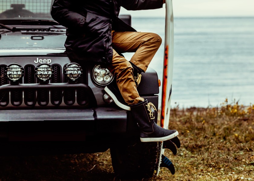 Купить BOATBOOT Кожаные ботинки на шнуровке / темно-синий / Размер обуви: 38 7ft.ru в интернет магазине Семь Футов