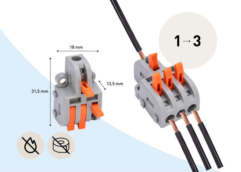 Купить SEATEC Modular Connector 1 input 3 outputs / 0.2 – 4 mm2 / 5 pcs. 29752-bvs 7ft.ru в интернет магазине Семь Футов