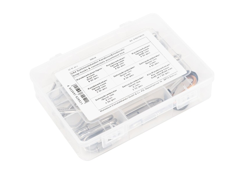 Купить Snap Hook & Connector Assortment Box / 32-piece 30848-bvs 7ft.ru в интернет магазине Семь Футов