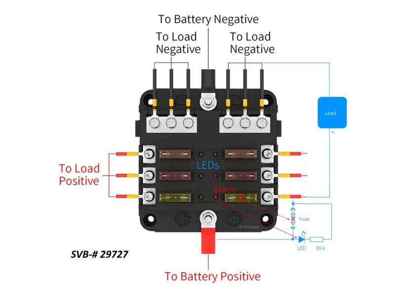 Купить SEATEC ATO Fuse Box / 6 position 29727-bvs 7ft.ru в интернет магазине Семь Футов