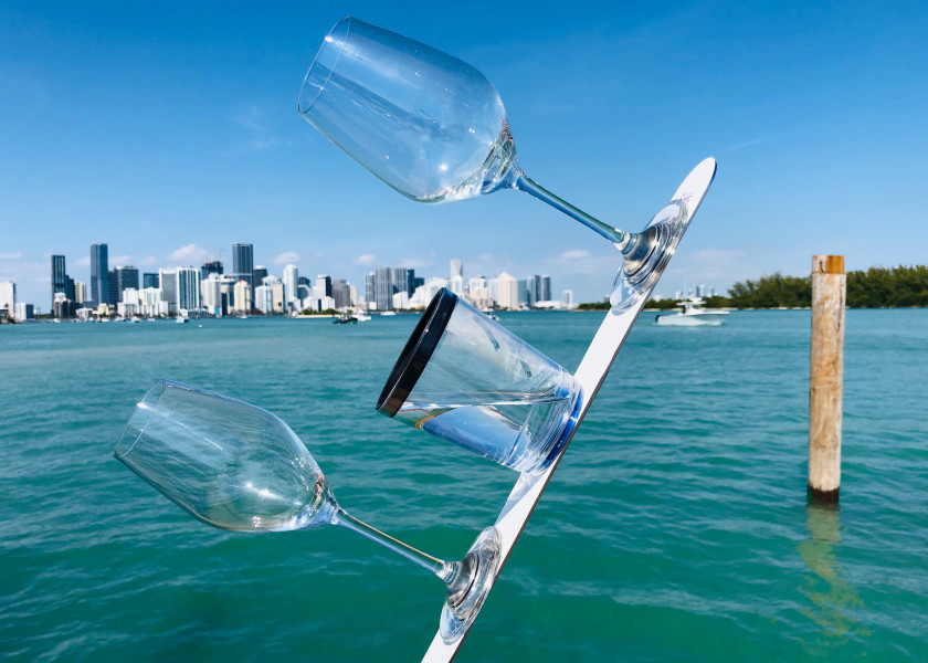 Купить SILWY S025-1301-2 Магнитный хрустальный бокал для вина / набор из 2 шт. 7ft.ru в интернет магазине Семь Футов