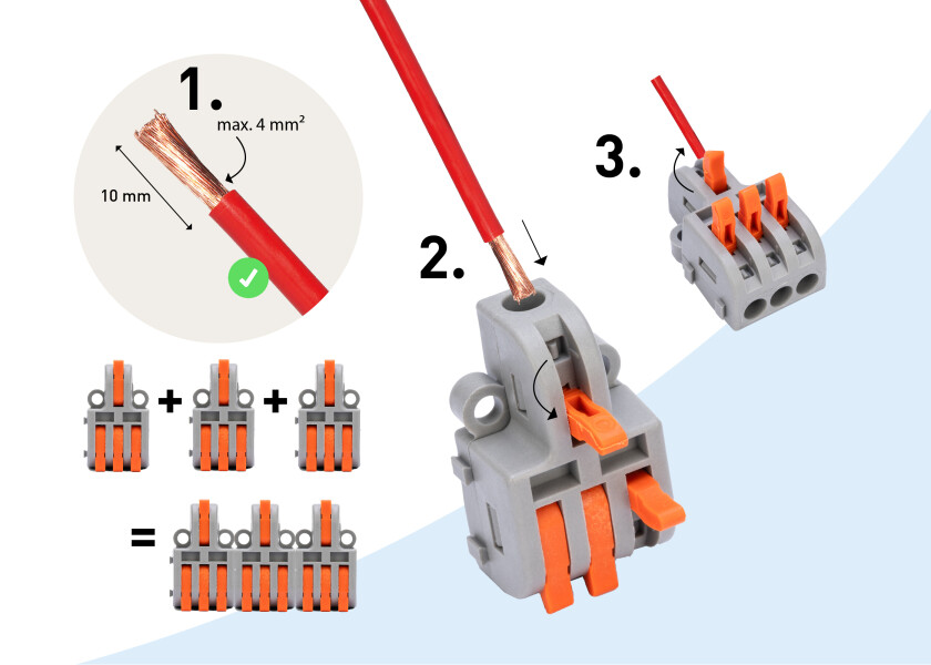 Купить SEATEC Modular Connector 1 input 3 outputs / 0.2 – 4 mm2 / 5 pcs. 29752-bvs 7ft.ru в интернет магазине Семь Футов