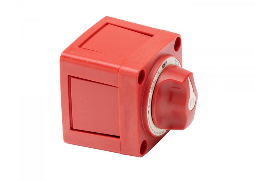 Купить Переключатель АКБ Blue Sea m-Series 6008 32В 300А 3-х позиционный красный 7ft.ru в интернет магазине Семь Футов