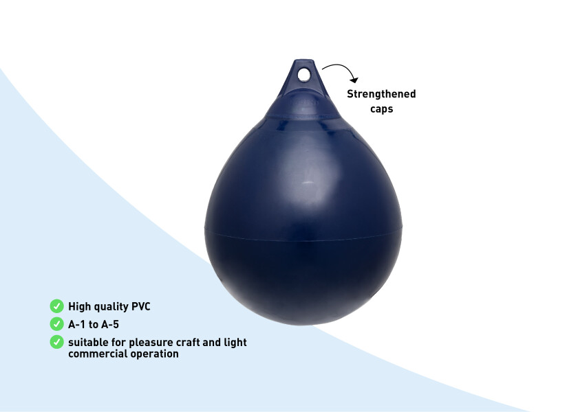 Купить SEATEC Ball Fender / blue 10469-bvs 7ft.ru в интернет магазине Семь Футов