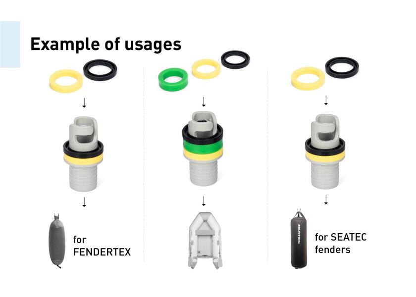 Купить Valve Adapter for Fendertex Fenders and Inflatable Boats 31290-bvs 7ft.ru в интернет магазине Семь Футов
