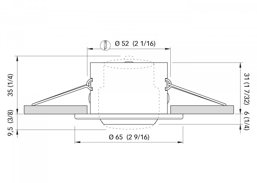 Купить QUICK LED Ceiling Light YOKO / stainless steel, polished 67085-bvs 7ft.ru в интернет магазине Семь Футов