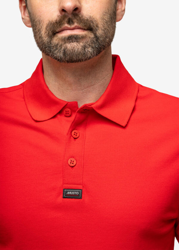Купить MUSTO 82133_169-M Поло Essential Pique Мужское / красный / Размер одежды: М 7ft.ru в интернет магазине Семь Футов