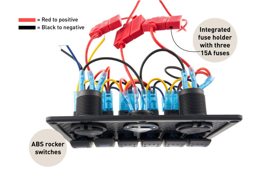 Купить SEATEC Control Panel / 6-section / incl. dual USB 29863-bvs 7ft.ru в интернет магазине Семь Футов