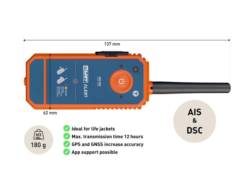 Купить MRT MOA-50070 SMRT ALERT AIS и DSC Аварийный радиомаяк MOB / класс M 91036-bvs 7ft.ru в интернет магазине Семь Футов