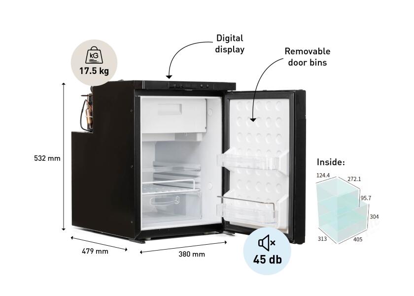 Купить SEATEC JK50X Refrigerator / black 41581-bvs 7ft.ru в интернет магазине Семь Футов