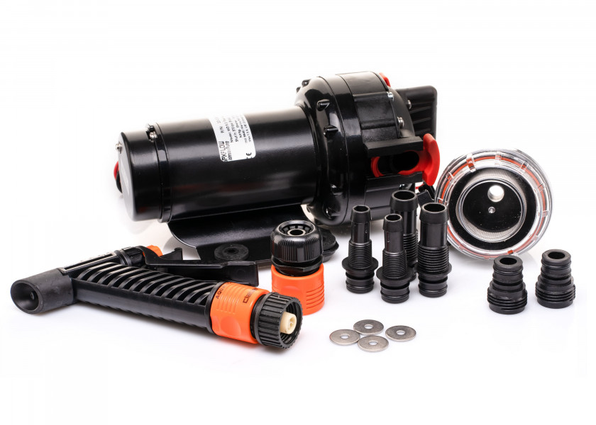 Купить Гидрофор пятикамерный Johnson Pump Aqua Jet WPS 5,2 10-13407-08 24В 20л/мин 5Бар 185вт 240х214х110мм диафрагменный насос 7ft.ru в интернет магазине Семь Футов