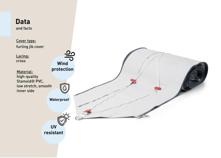 Купить DIEKOW SAILS Носки Furling Jib Sock / светло-серый / Длина: 12,95 м 7ft.ru в интернет магазине Семь Футов