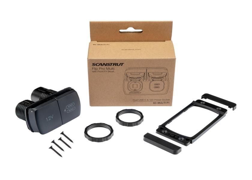 Купить Панельная розетка Scanstrut Flip Pro Multi SC-MULTI-F1 10–30В 6А USB-C/12В посадочный ⌀32мм водонепроницаемая устойчивая к УФ-излучению 7ft.ru в интернет магазине Семь Футов