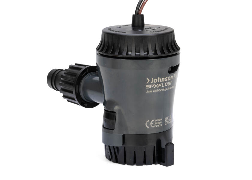 Купить Картриджный погружной трюмный насос Johnson Pump Aqua Void Cartridge Bilge 10-13626-05 800GPH 12В 3,7А 50л/мин под шланг Ø19мм корпус из АБС-пластика 7ft.ru в интернет магазине Семь Футов