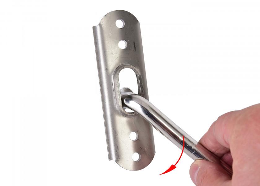 Купить Пластина Blue Wave 616107 123x40мм для Т-образных наконечников Ø6-7мм из нержавеющей стали AISI316 7ft.ru в интернет магазине Семь Футов