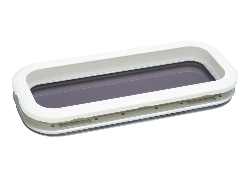 Купить Иллюминатор неоткрывающийся Lewmar Standard Portlight 393310200 191x449мм размер 3 с отделкой из белого пластика 7ft.ru в интернет магазине Семь Футов