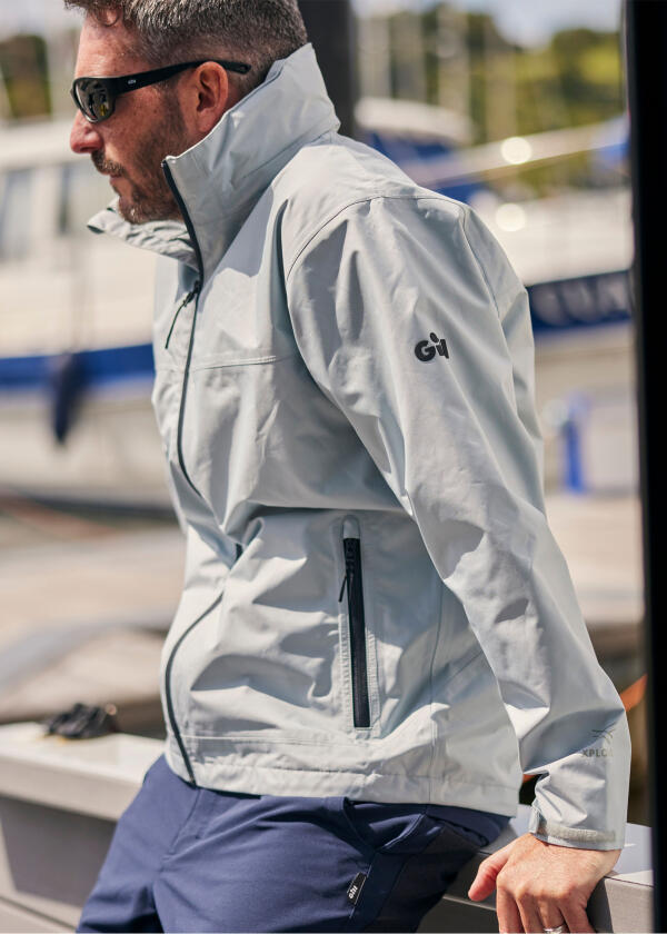 Купить Gill CC90J-GRE15-XXL Куртка Pilot Белая  Light Grey 2XL 7ft.ru в интернет магазине Семь Футов