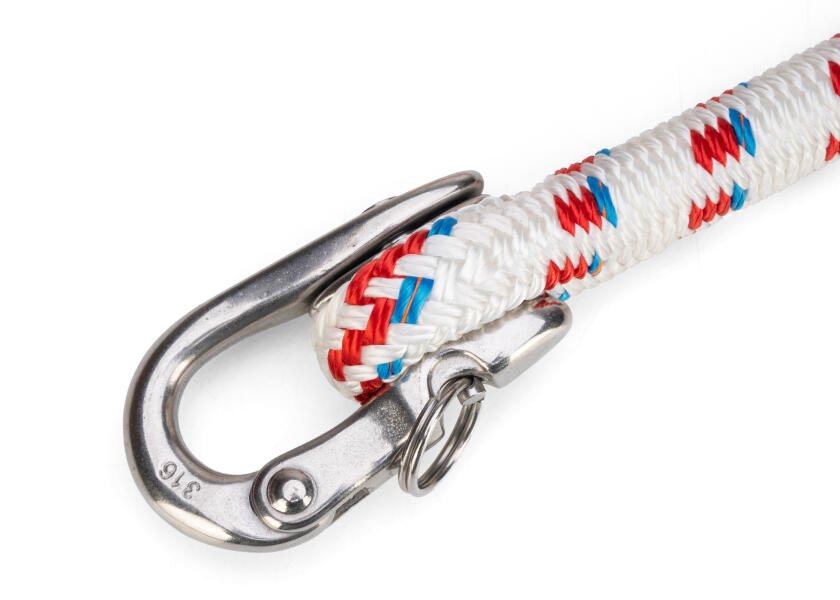 Купить GLEISTEIN 560223 Предварительно сращенный фаловый канат с карабином 560223-bvs 7ft.ru в интернет магазине Семь Футов