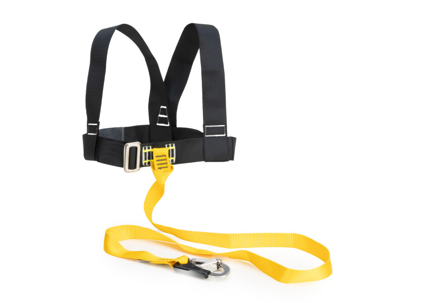 Купить Ремень безопасности Plastimo 67037 250кг со страховочной стропой с карабином черный/желтый 7ft.ru в интернет магазине Семь Футов