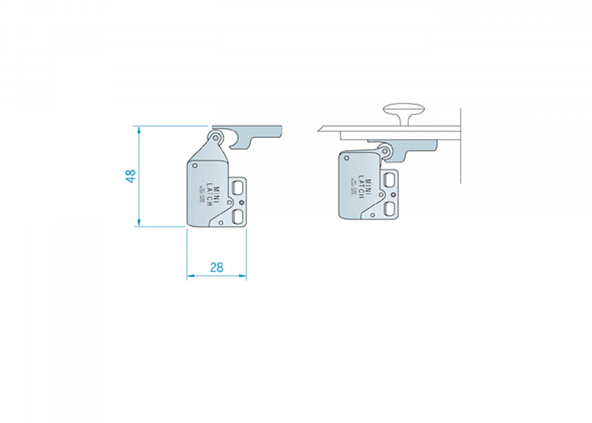 Купить Замок для шкафов из полированной нержавеющей стали Roca 422340 48 x 28 мм 7ft.ru в интернет магазине Семь Футов