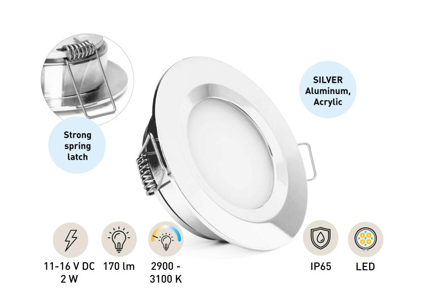 Купить SEATEC LED Ceiling Light with Switch / chrome-plated 30472-bvs 7ft.ru в интернет магазине Семь Футов