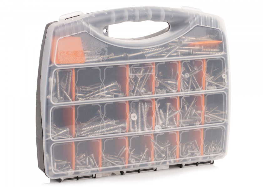 Купить WASI M8381-4-SET3 Шурупы для ДСП в ассортименте / 540 шт. / V4A 7ft.ru в интернет магазине Семь Футов