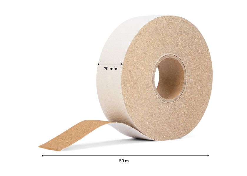 Купить SEATEC Рулон наждачной бумаги / 70 мм / 50 м / Размер зерна: P120 7ft.ru в интернет магазине Семь Футов