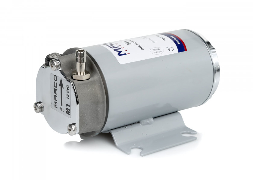 Купить Компрессор воздушный электрический Marco M1 13500013 24В 7А 180Вт 2бара IP67 для пневматического звукового сигнала 7ft.ru в интернет магазине Семь Футов