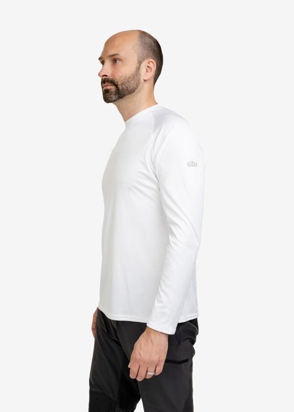 Купить Gill UV011-WHI01-M Футболка с длинным рукавом UV Tec Белая White M 7ft.ru в интернет магазине Семь Футов