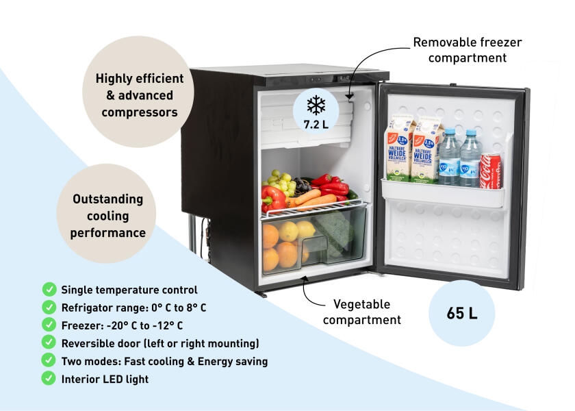 Купить SEATEC JK65X Refrigerator / black 41582-bvs 7ft.ru в интернет магазине Семь Футов