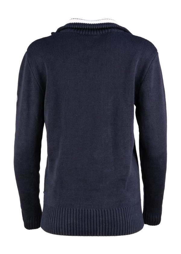 Купить MARINEPOOL 1004643-M MARO Мужской свитер с молнией до половины / темно-синий / Размер одежды: М 7ft.ru в интернет магазине Семь Футов
