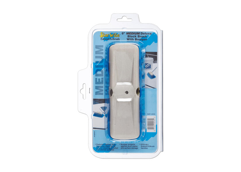 Купить Щётка средней жесткости Star Brite Deluxe 40162 200мм с мягким бампером 7ft.ru в интернет магазине Семь Футов