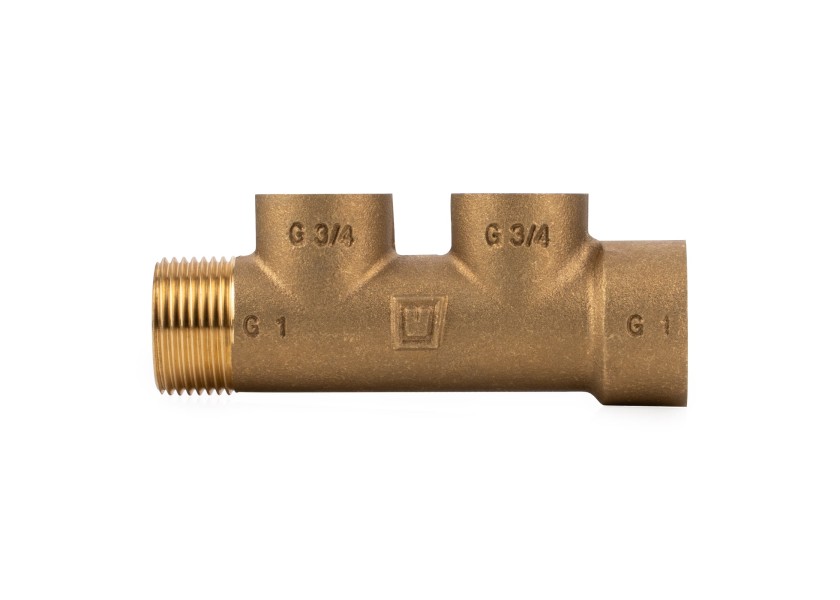 Купить Коллектор из морской бронзы Vetus V-quipment MAN2G1/2 3/4" 2 x 1/2" 7ft.ru в интернет магазине Семь Футов