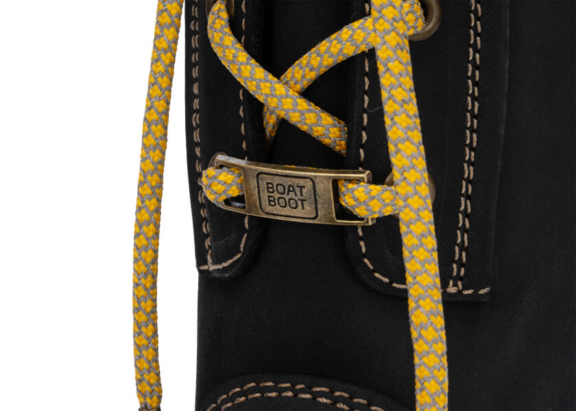 Купить BOATBOOT Кожаные ботинки на шнуровке / темно-синий / Размер обуви: 38 7ft.ru в интернет магазине Семь Футов