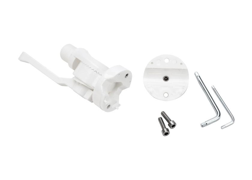Купить Крепление антенны Glomex RA125 на трубу/релинг Ø22-25мм поворотное из белого нейлона 7ft.ru в интернет магазине Семь Футов