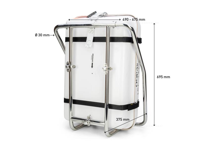 Купить SEAGO Life Raft Holder / vertical 56171-bvs 7ft.ru в интернет магазине Семь Футов