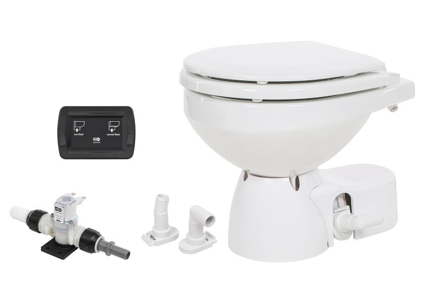 Купить Jabsco 38045-3092 Quiet Flush E2 Electric Toilet with Solenoid Valve, Compact Size, 12V 7ft.ru в интернет магазине Семь Футов