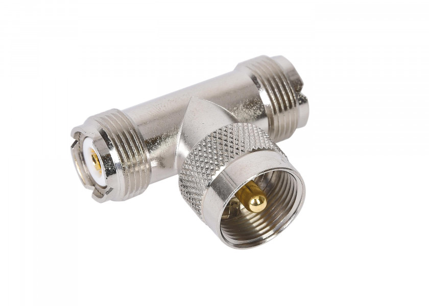 Купить UHF-T-Piece, 2x PL258 Sockets / 1 x PL259 Plug 21043-bvs 7ft.ru в интернет магазине Семь Футов