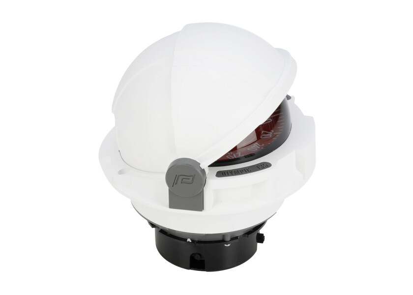 Купить Компас с плоской картушкой Plastimo 65535 Olympic 135 12-24В 130мм белый/красный врезной для горизонтальной установки 7ft.ru в интернет магазине Семь Футов
