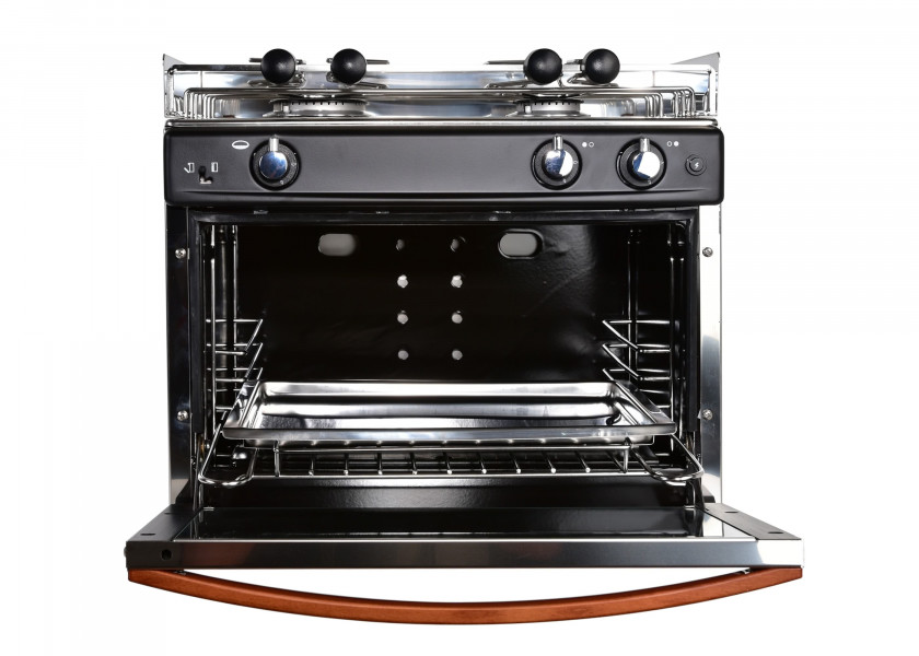 Купить Газовая двухконфорочная плита Eno Le Gascogne 182340820785 515x470x450мм 24л 30мбар из нержавеющей стали AISI304L 7ft.ru в интернет магазине Семь Футов