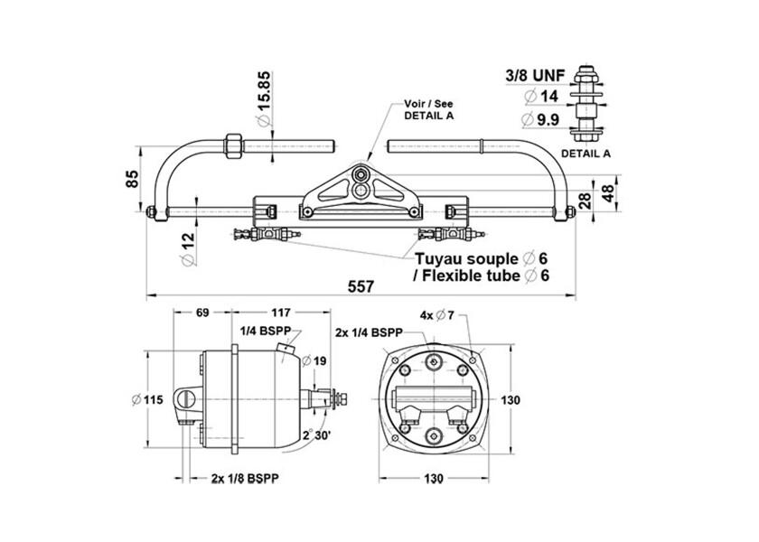 Купить Комплект гидравлической системы Lecomble&Schmitt LS125PRO 2203349 для моторов до 125л.с. 7ft.ru в интернет магазине Семь Футов