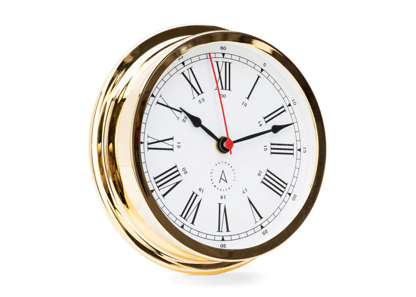 Купить Часы кварцевые Autonautic instrumental Indic R175D 175x40мм из позолоченной латуни 7ft.ru в интернет магазине Семь Футов