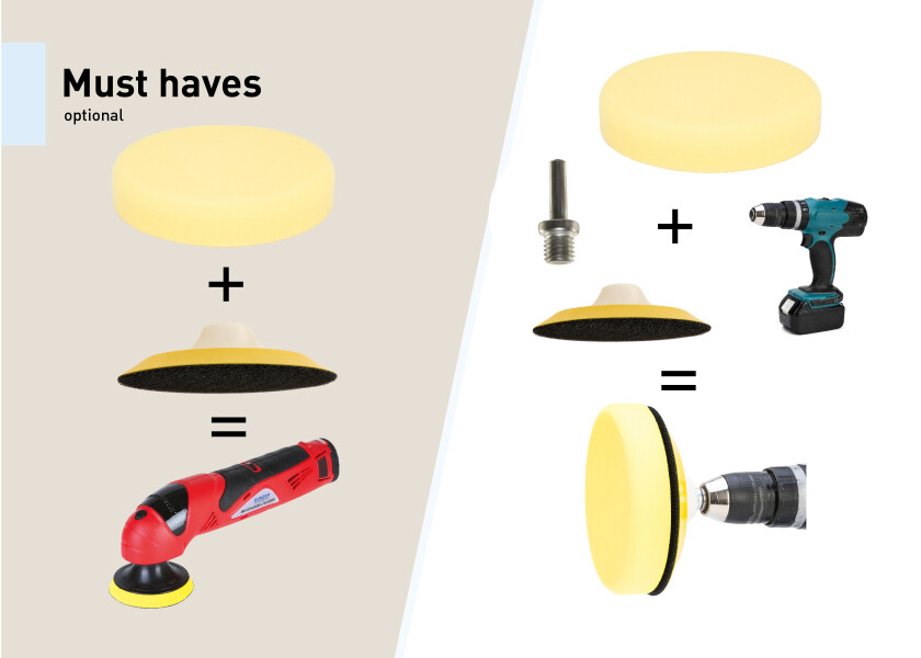 Купить SEATEC Полировальная губка / плоская / средняя / Ø: 150 мм 7ft.ru в интернет магазине Семь Футов