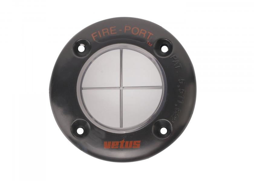 Купить Горловина для тушения пожара Vetus FIREPORTB 76 мм черный/белый для судов, купить спасательное снаряжение в интернет-магазине 7ft.ru в интернет магазине Семь Футов