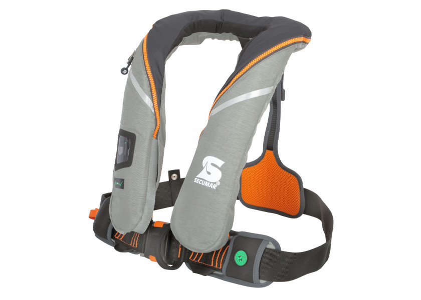 Купить SECUMAR 16690 Спасательный жилет SURVIVAL 220 / серый / оранжевый / 220 N 7ft.ru в интернет магазине Семь Футов