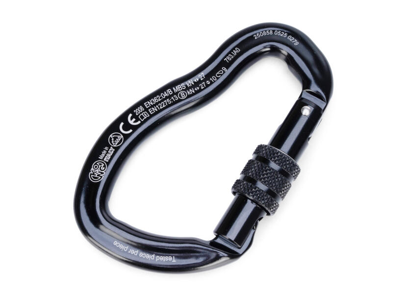 Купить KONG ERGO SCREW SLEEVE Aluminium Carabiner / asymmetrical 33975-bvs 7ft.ru в интернет магазине Семь Футов