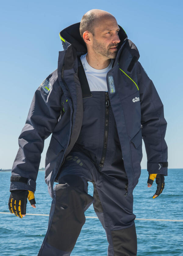 Купить Gill OS26T-NAV06-M брюки с бретелями OS2 Offshore Голубой Navy M 7ft.ru в интернет магазине Семь Футов